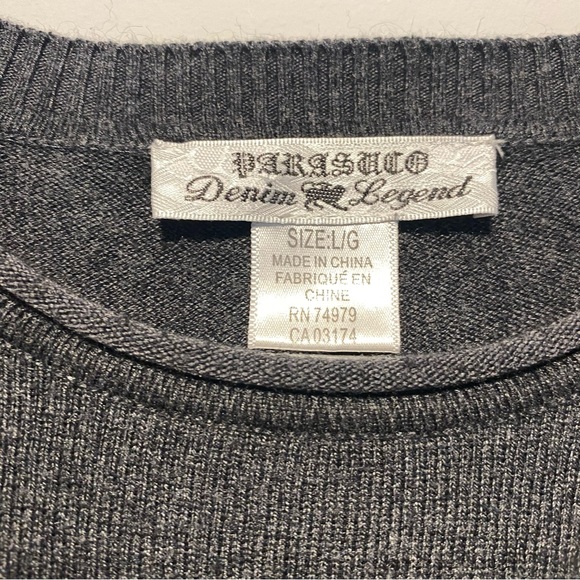 ๐๏ธ 4 for 20$ / Parasuco Light Sweater / Dark Grey / L - Picture 4 of 6